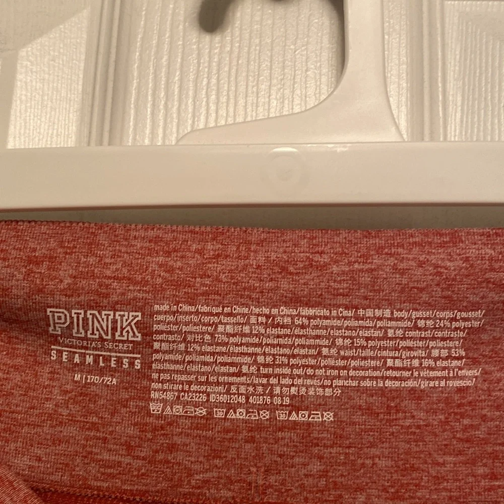 Brand New Pink Victoria’s Secret Seamless Leggings…size M - Picture 4 of 5